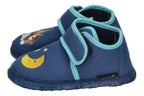 NANGA Kinderschuhe - Hausschuhe BÄRCHEN - blau-1