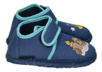 NANGA Kinderschuhe - Hausschuhe BÄRCHEN - blau-3
