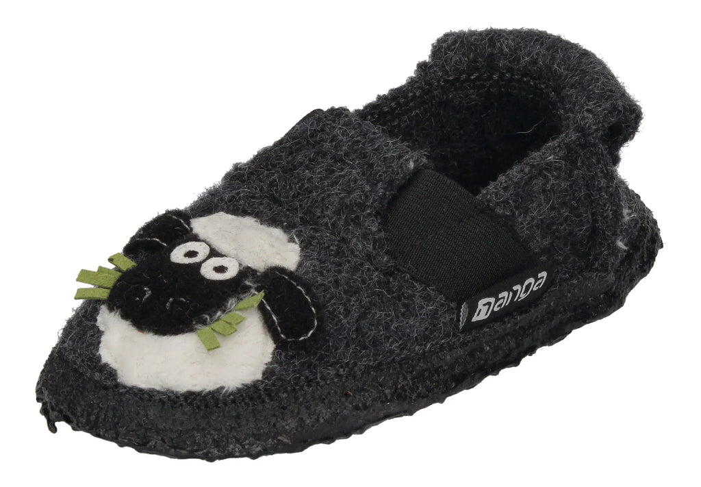 NANGA Kinderschuhe - Hausschuhe SHAUNY - grau-0