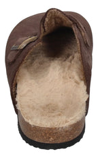 NATURAL WORLD Hausschuhe 7030 BIO SLIPPER WOOL marron