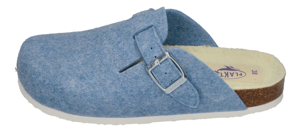 PLAKTON Damen Clogs BLOGG FIELTRO WOOL 181539 celeste 257