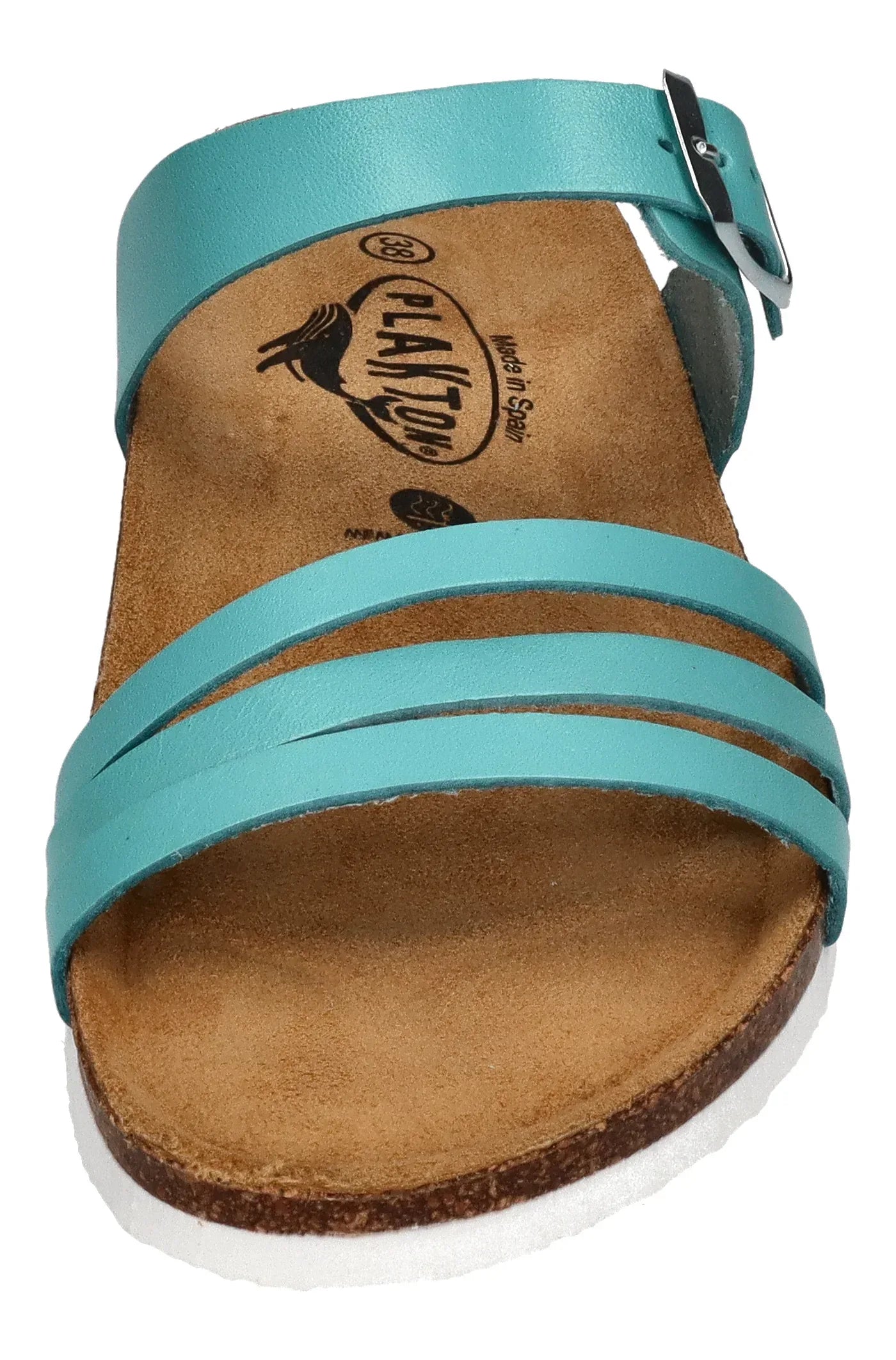 PLAKTON Damen Pantoletten BERTA 185862 aqua