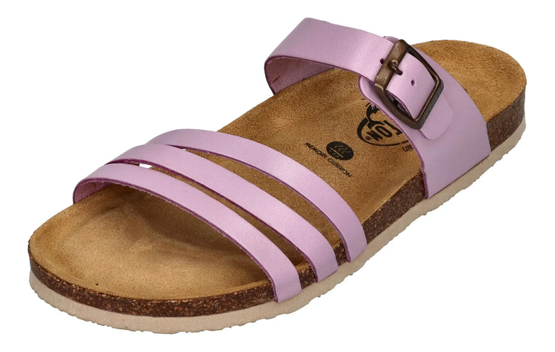 PLAKTON Damen Pantoletten BERTA 185862 lila
