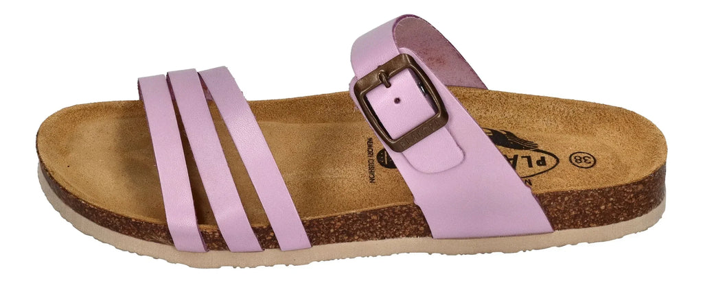PLAKTON Damen Pantoletten BERTA 185862 lila