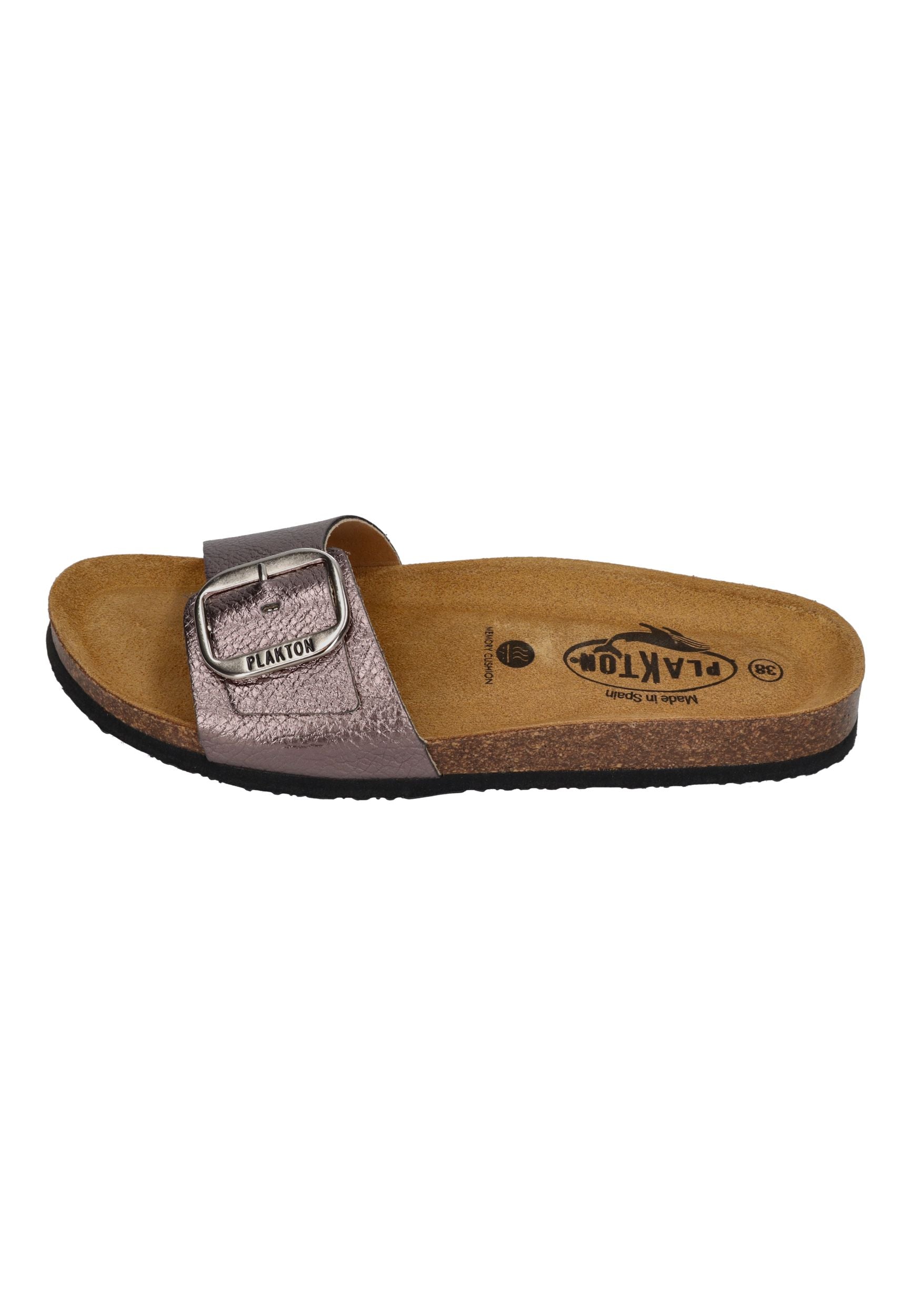 PLAKTON Damen Pantoletten BIS 3 181018 grafito