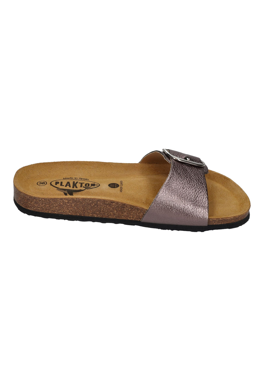 PLAKTON Damen Pantoletten BIS 3 181018 grafito