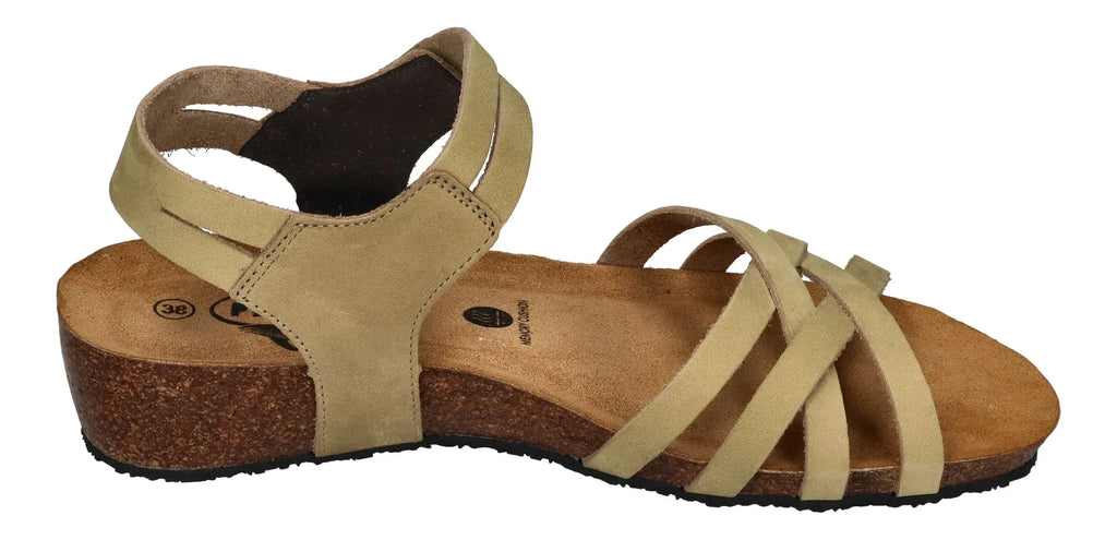 PLAKTON Damen Sandalen NORMANDIE 776098 nobuck 2 kiwi