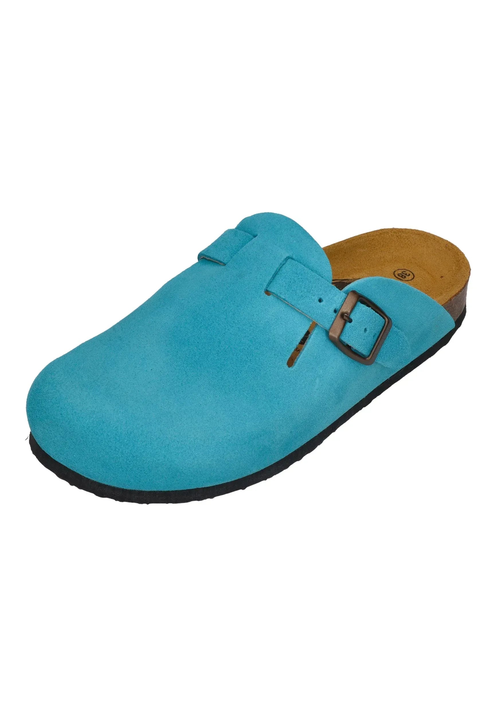 PLAKTON Damen Clogs BLOGG 181539 turquesa