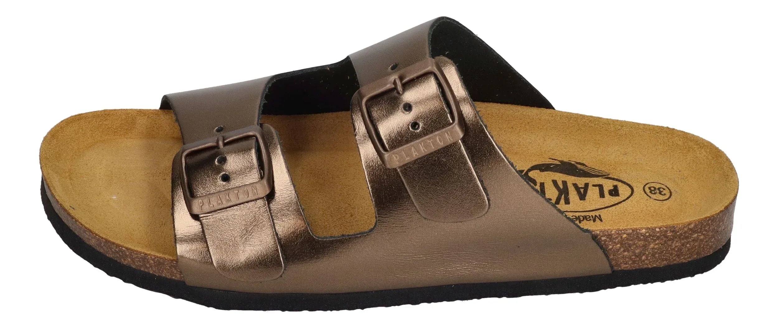 PLAKTON Damen Pantoletten BETA 180010 bronce
