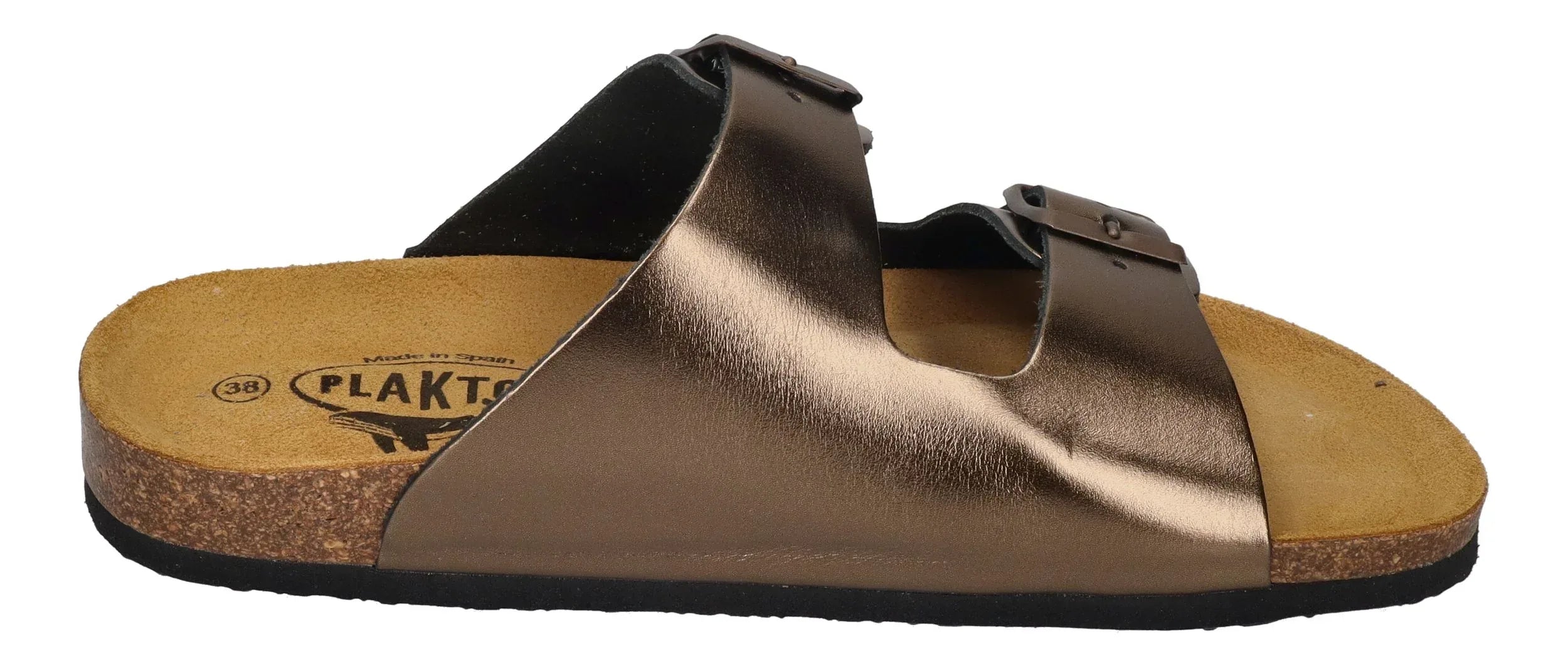 PLAKTON Damen Pantoletten BETA 180010 bronce
