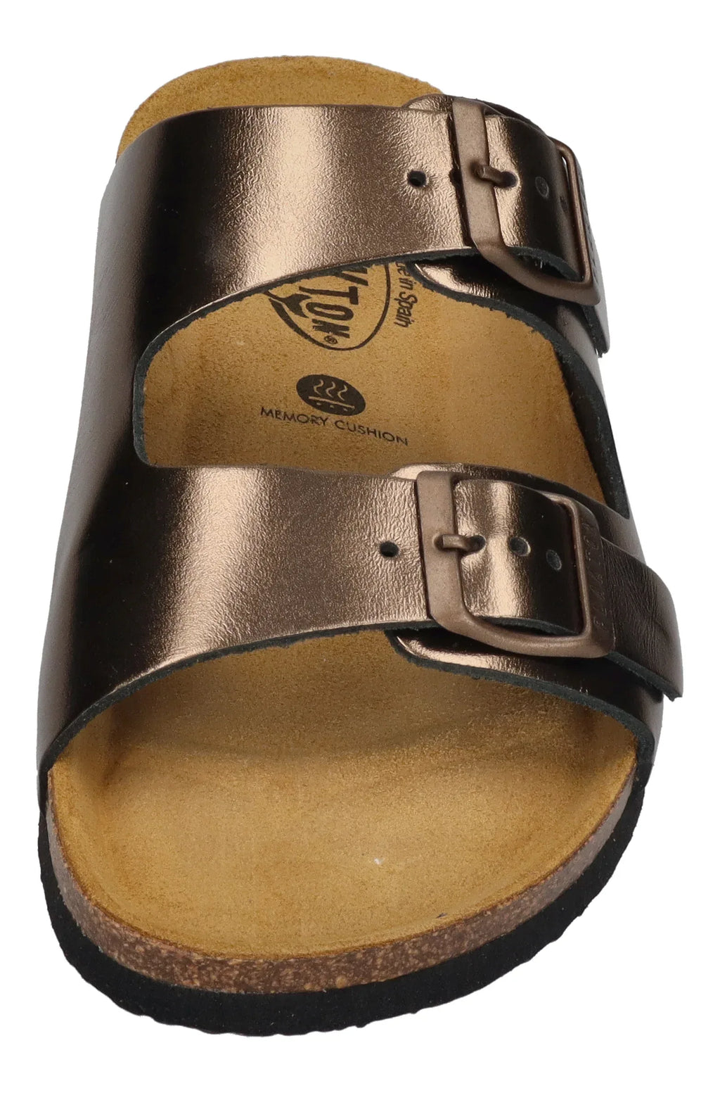 PLAKTON Damen Pantoletten BETA 180010 bronce