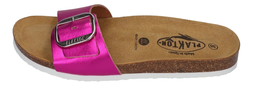 PLAKTON Damen Pantoletten BIS 3 181018 fuxia