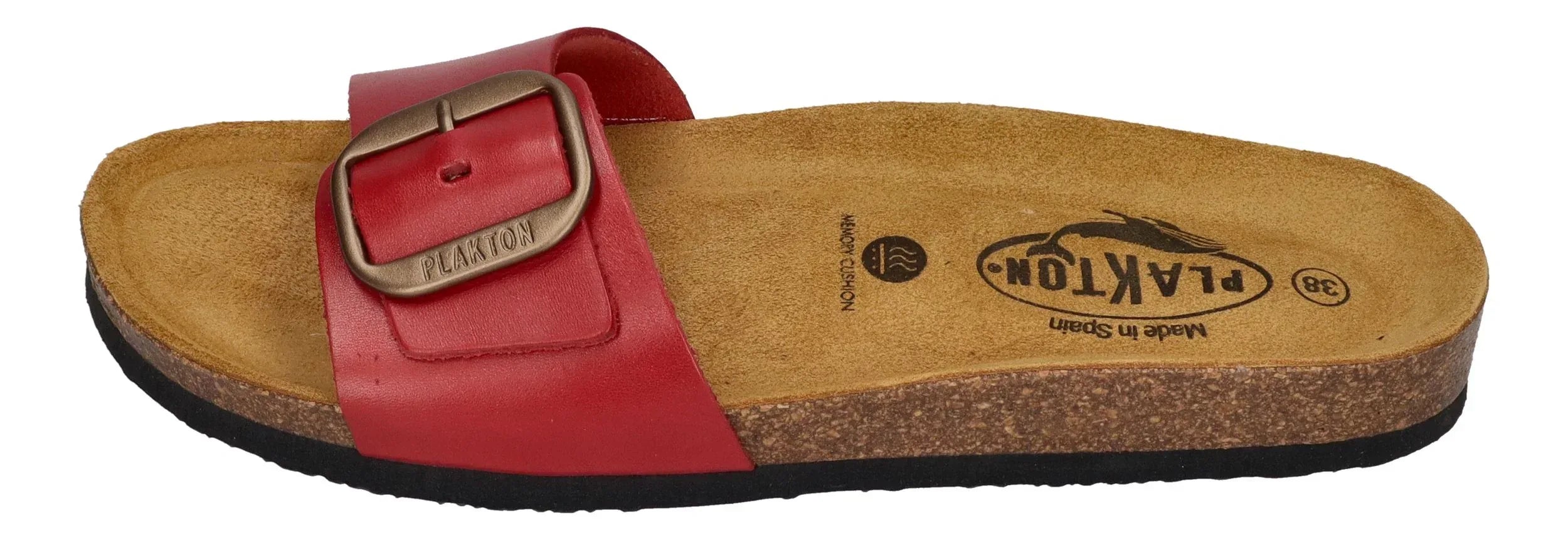 PLAKTON Damen Pantoletten BIS 3 181018 rojo