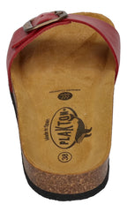 PLAKTON Damen Pantoletten BIS 3 181018 rojo