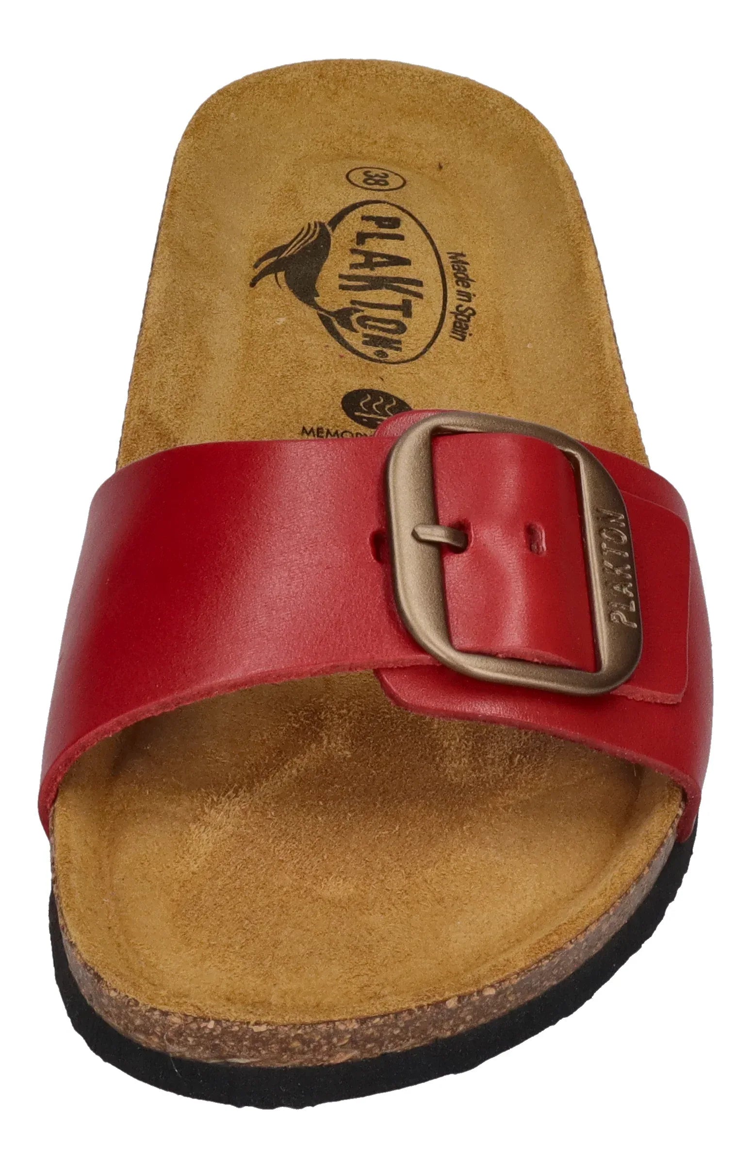 PLAKTON Damen Pantoletten BIS 3 181018 rojo
