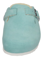 PLAKTON Damen Clogs BLOGG WOOL 181539 celeste 729-X