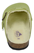 PLAKTON Damen Clogs BLOGG WOOL 181539 cesped