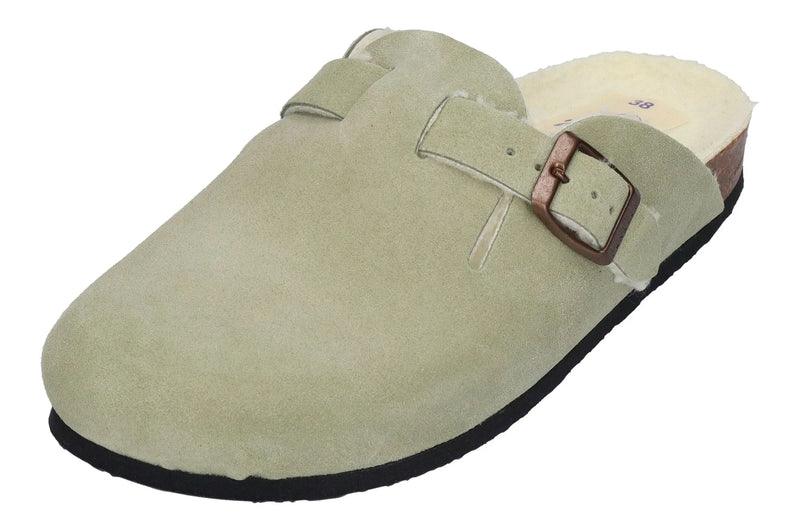 PLAKTON Damen Clogs BLOGG WOOL 181539 mint