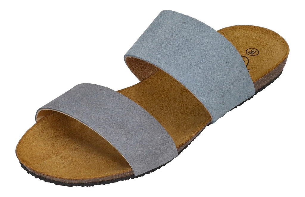 PLAKTON Damen Pantoletten MAM BENIN 576315 denim nube