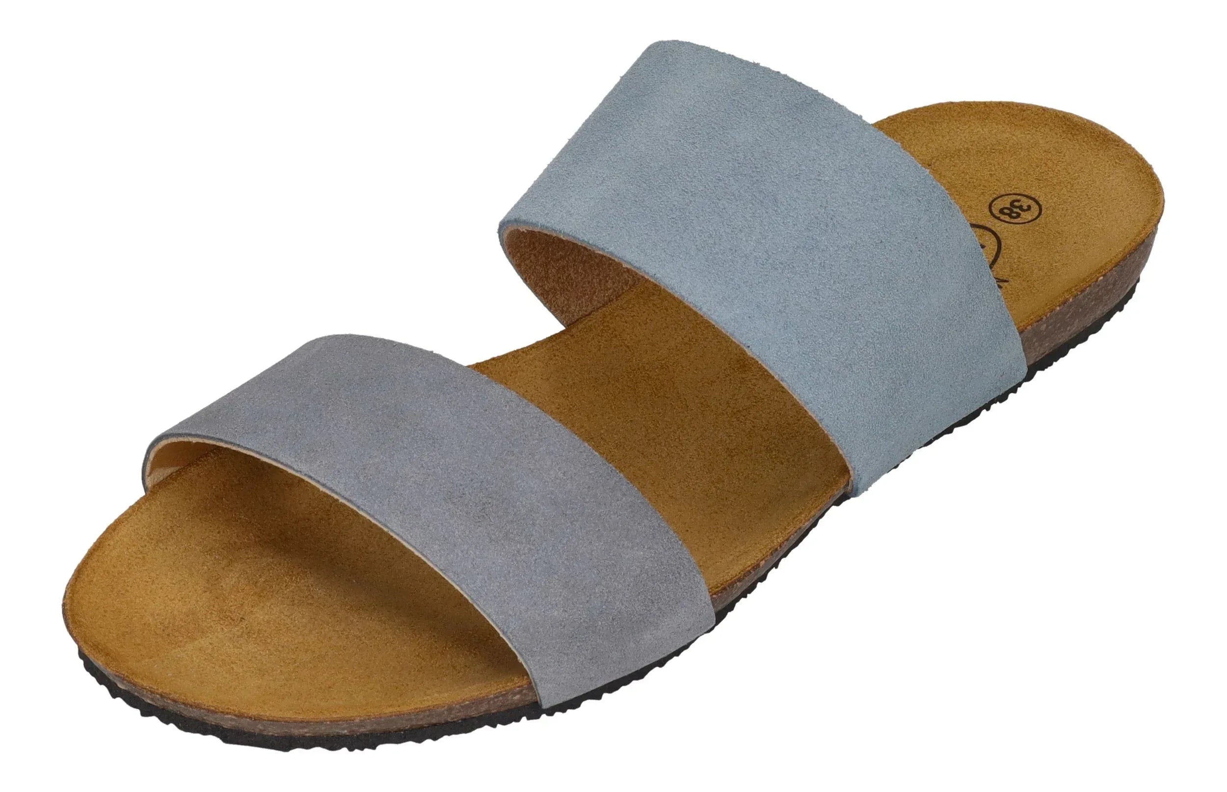 PLAKTON Damen Pantoletten MAM BENIN 576315 denim nube