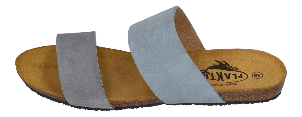 PLAKTON Damen Pantoletten MAM BENIN 576315 denim nube