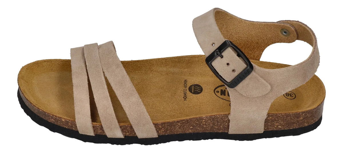 PLAKTON Damen Sandalen BANNER 181007 piedra