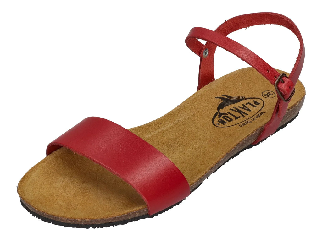 PLAKTON Damen Sandalen MAM AMBO 575725 rojo