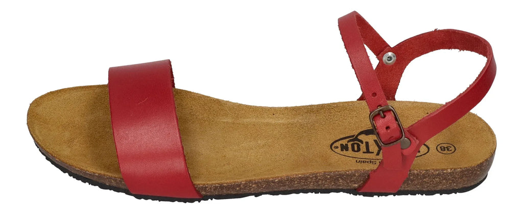 PLAKTON Damen Sandalen MAM AMBO 575725 rojo