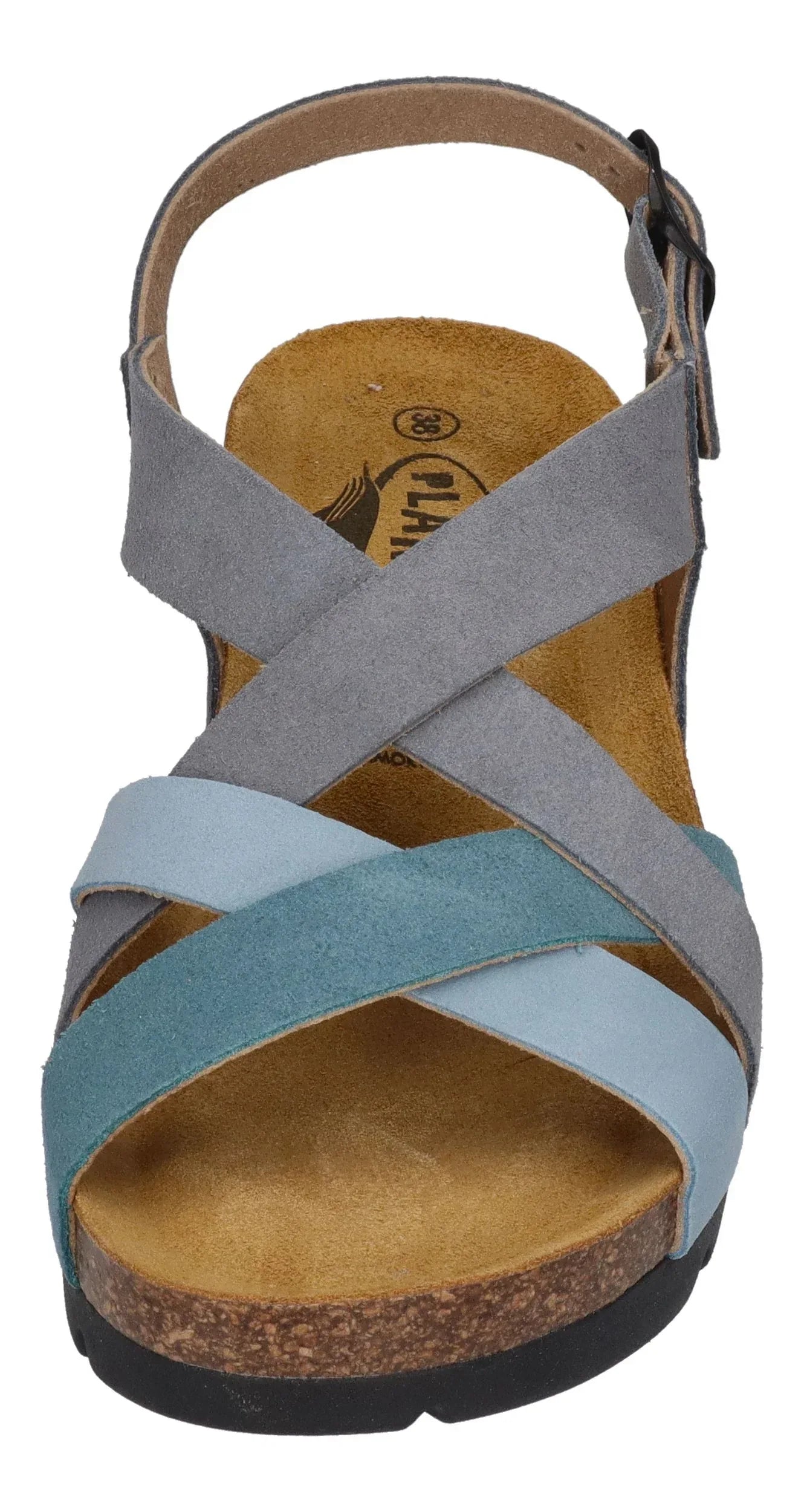 PLAKTON Damen Sandaletten COMPAS 355888 nube denim