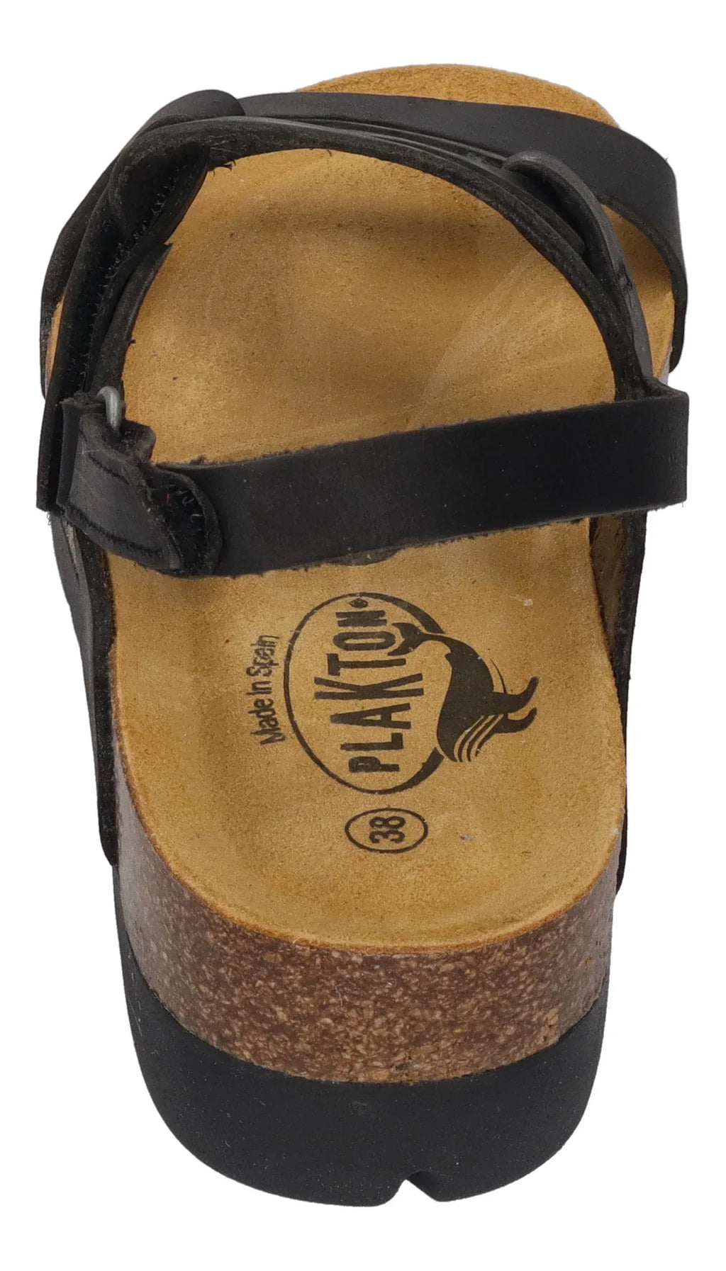 PLAKTON Damen Sandaletten CURVI 352005 negro