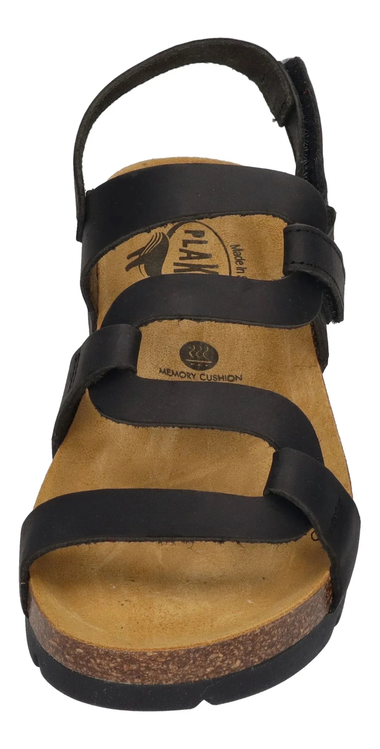 PLAKTON Damen Sandaletten CURVI 352005 negro