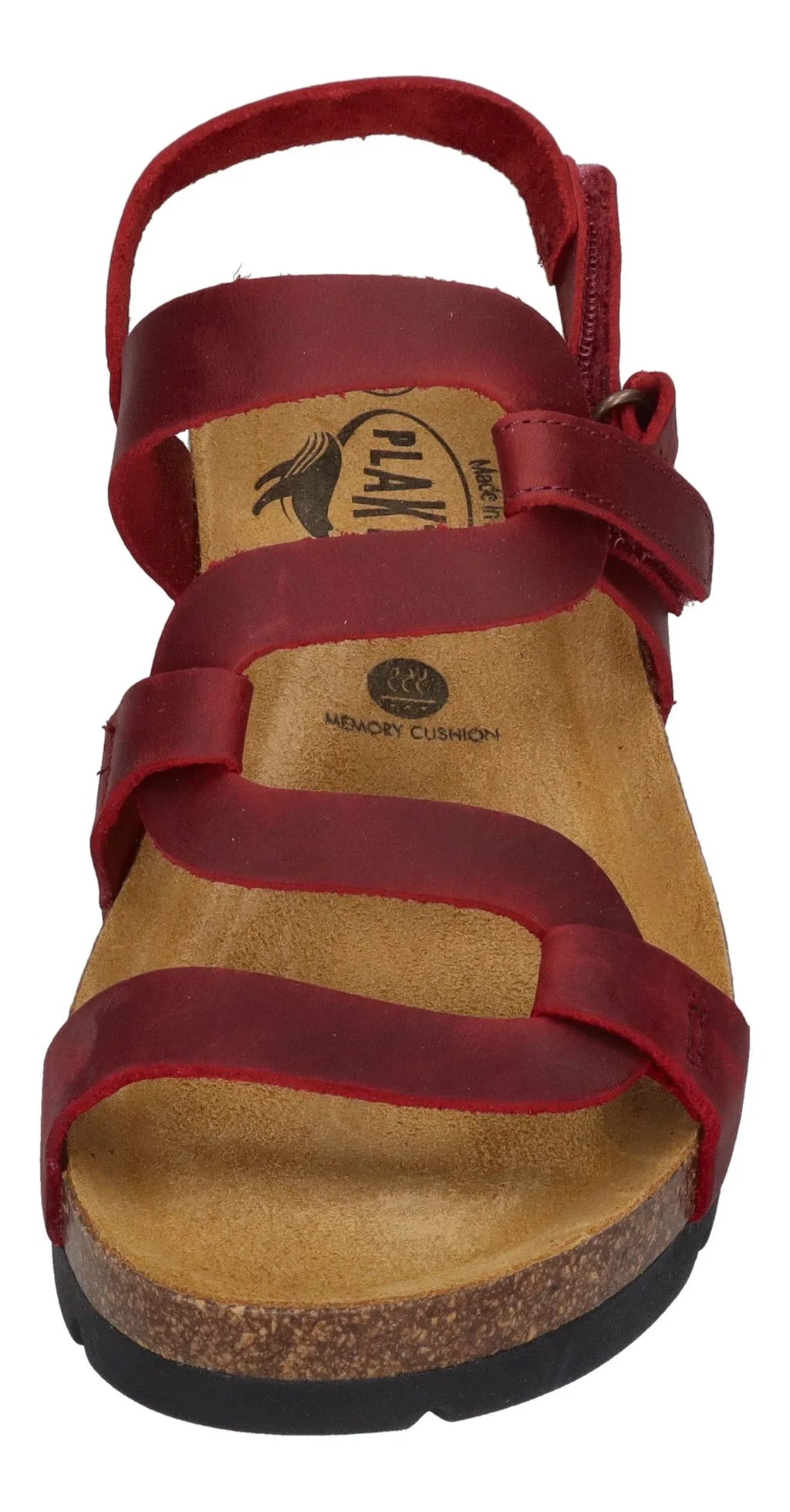 PLAKTON Damen Sandaletten CURVI 352005 rojo