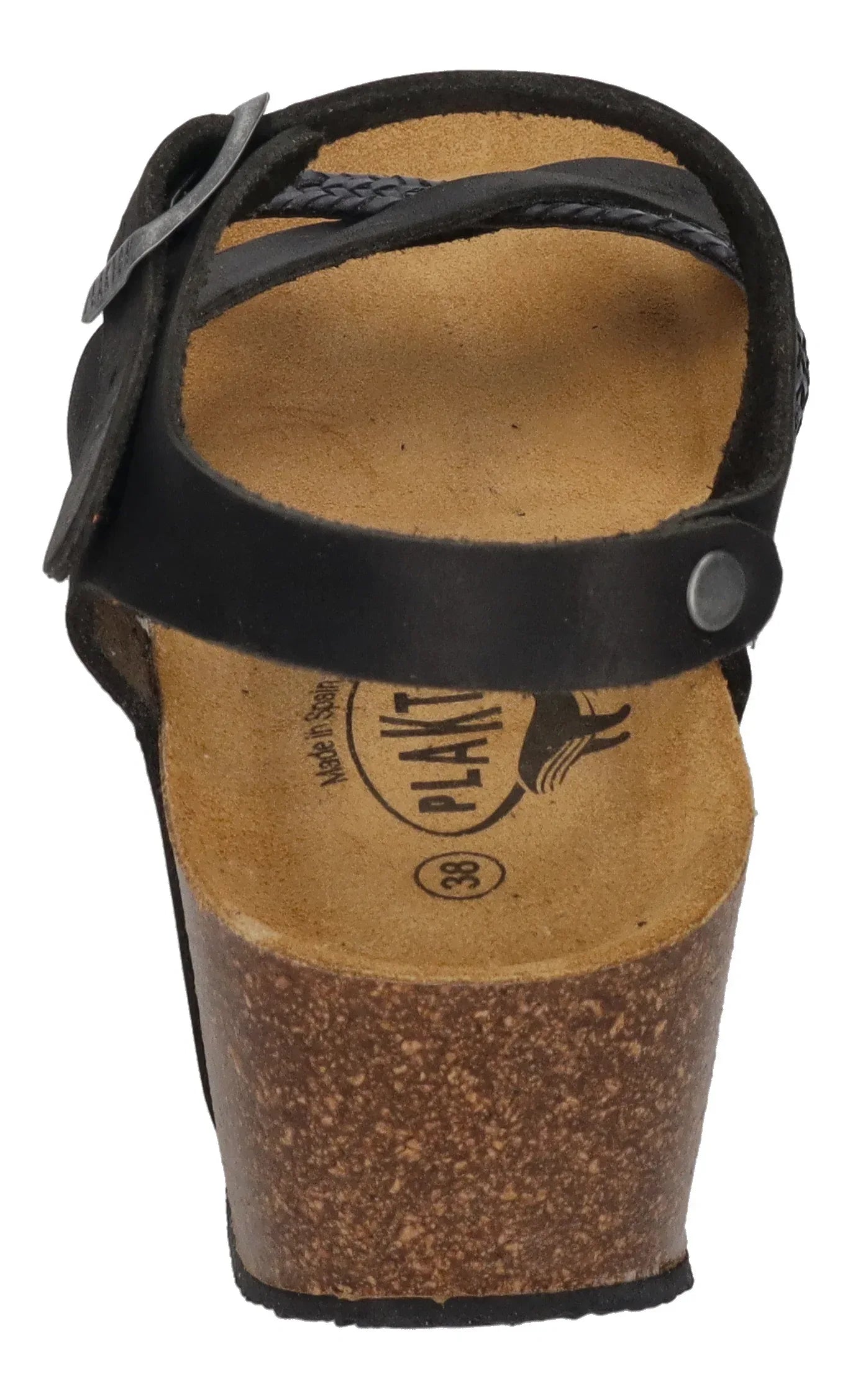 PLAKTON Damen Sandaletten SO FINAL 875087 trenza negro
