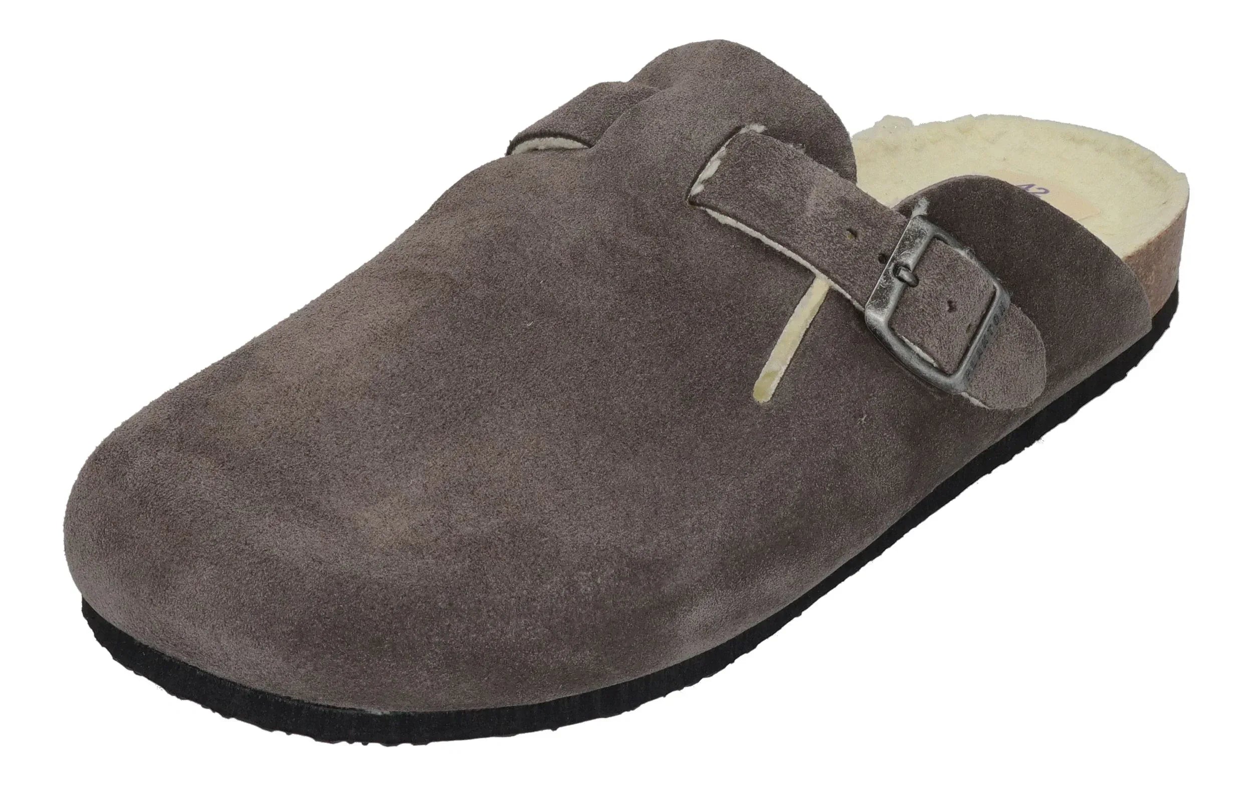 PLAKTON Herren Clogs BLOG 171539 wool gris 870