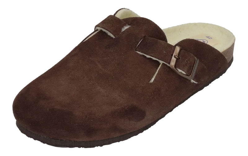 PLAKTON Herren Clogs BLOG WOOL 171539 marron