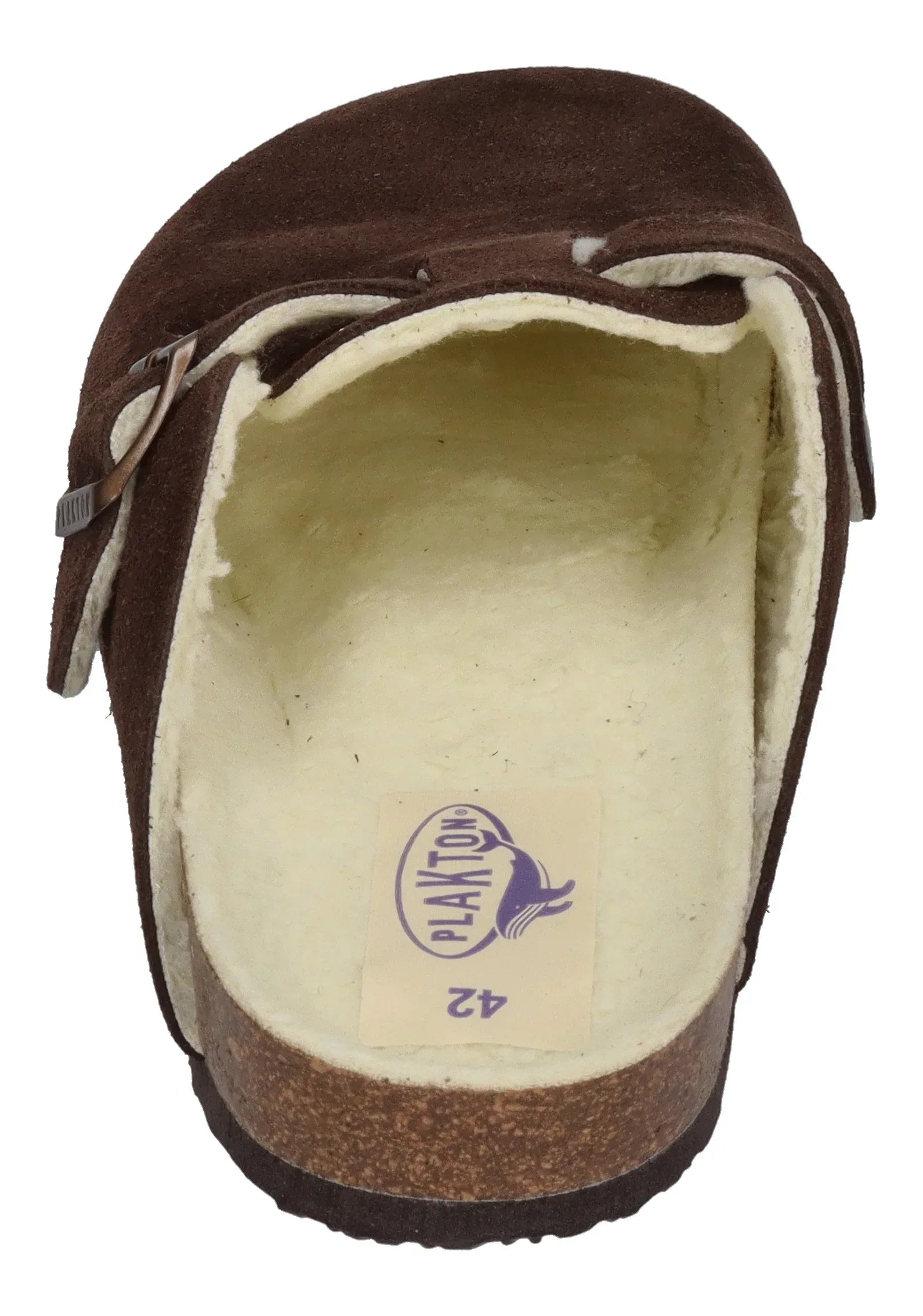 PLAKTON Herren Clogs BLOG WOOL 171539 marron