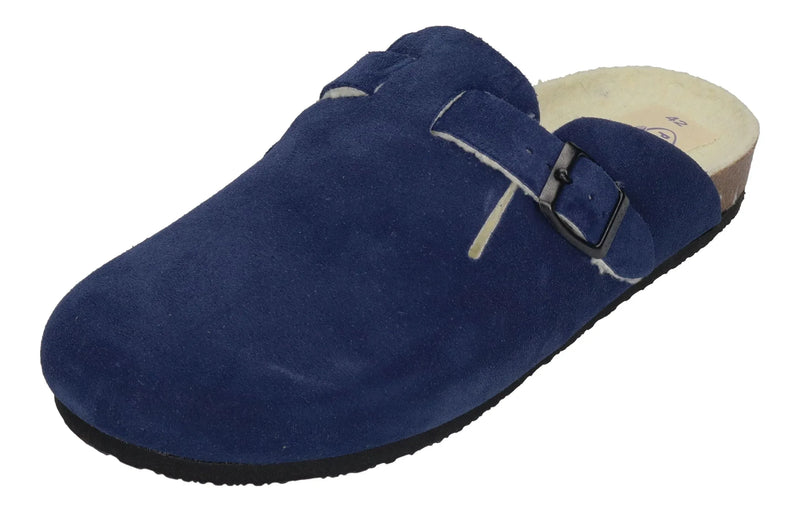 PLAKTON Herren Clogs BLOG WOOL 171539 navy