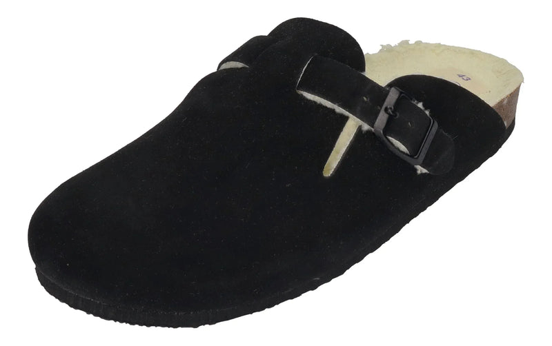 PLAKTON Herren Clogs BLOG WOOL 171539 negro