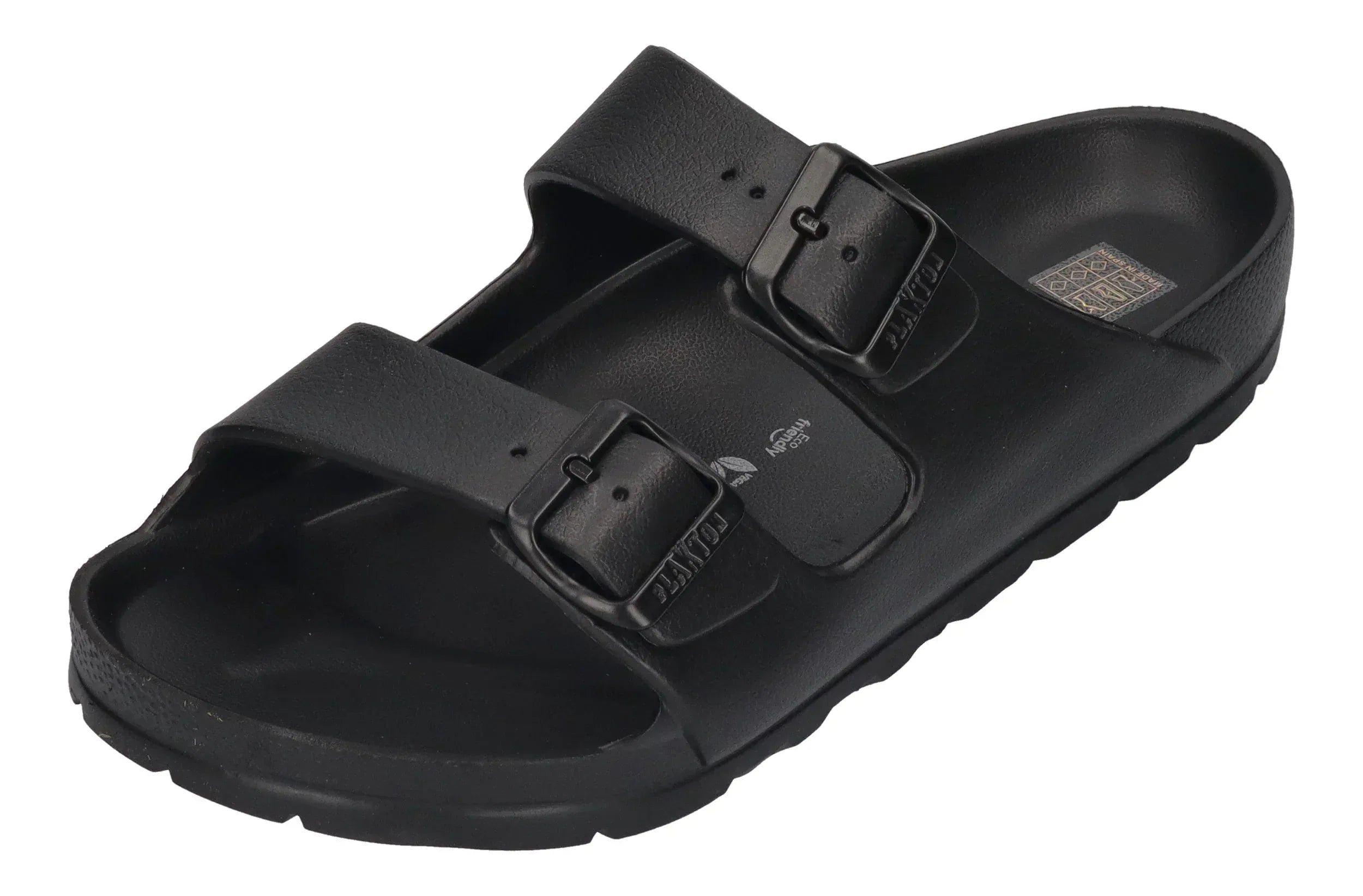 PLAKTON SWIM Herren Pantoletten WANDA 760010 CAB negro