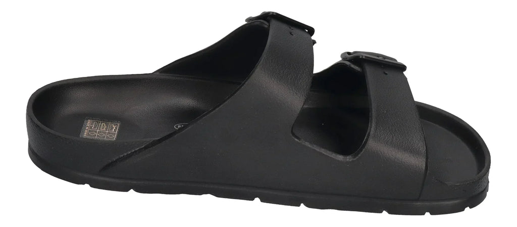 PLAKTON SWIM Herren Pantoletten WANDA 760010 CAB negro