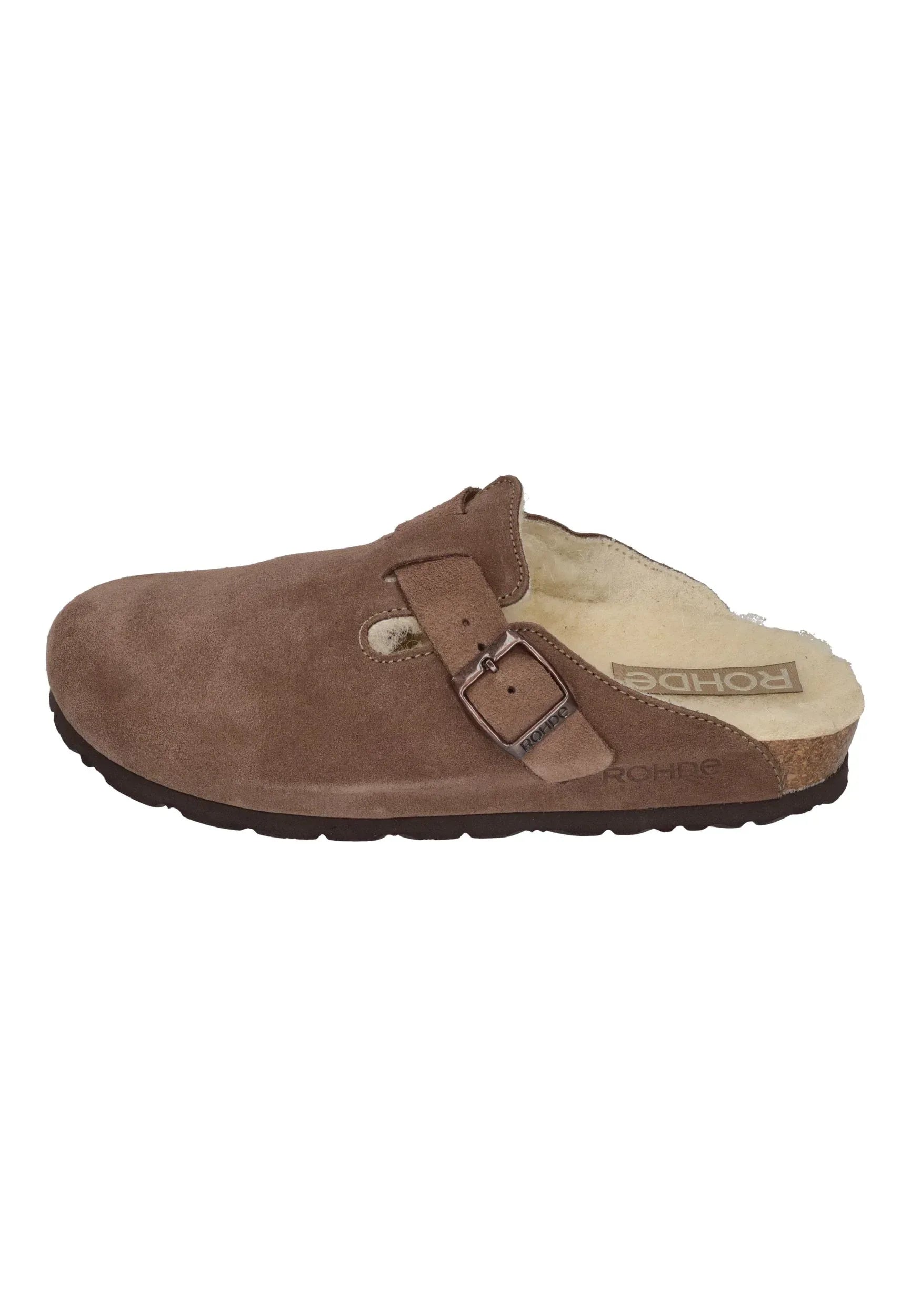 ROHDE Damen gefütterte Clogs - Hausschuhe ALBA 6069-18 - ginger