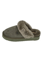 ROHDE Damen Lammfell Hausschuhe - GENOVA 7080 Olive