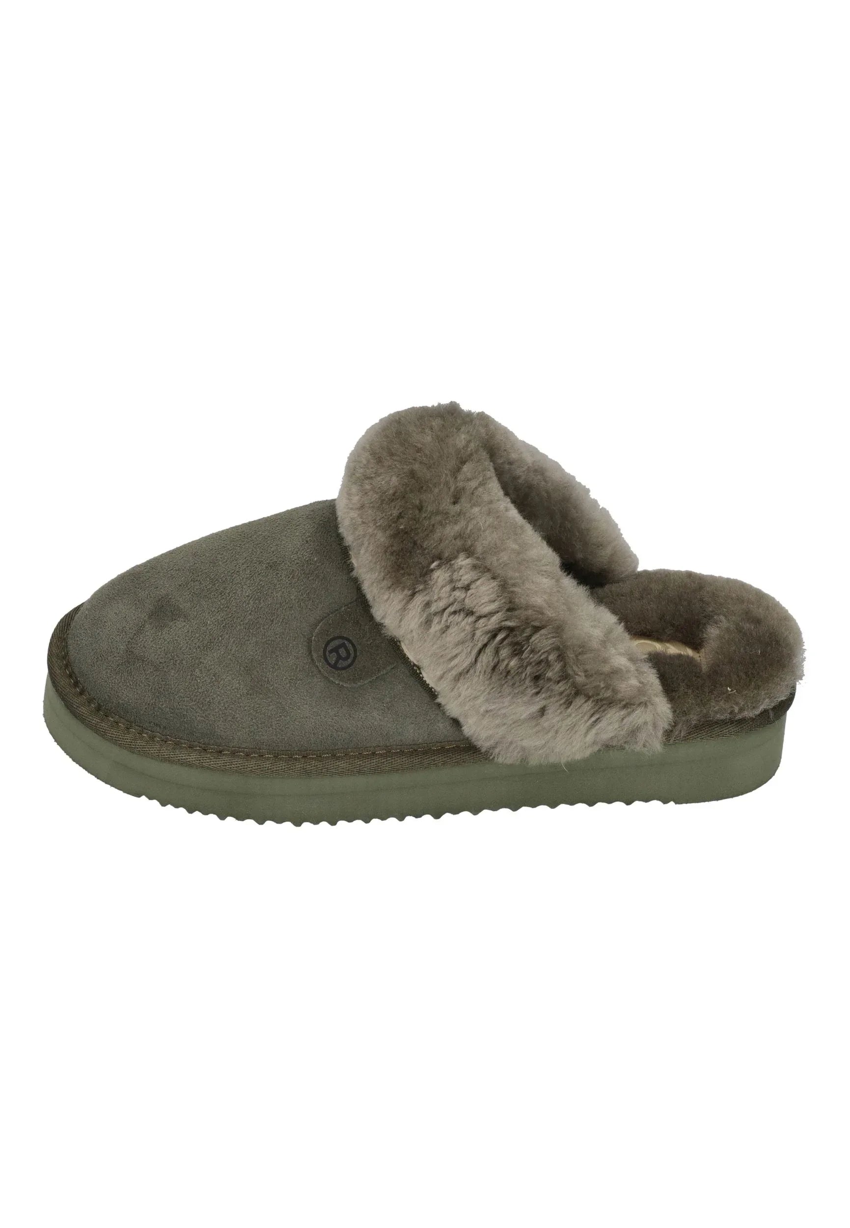 ROHDE Damen Lammfell Hausschuhe - GENOVA 7080 Olive