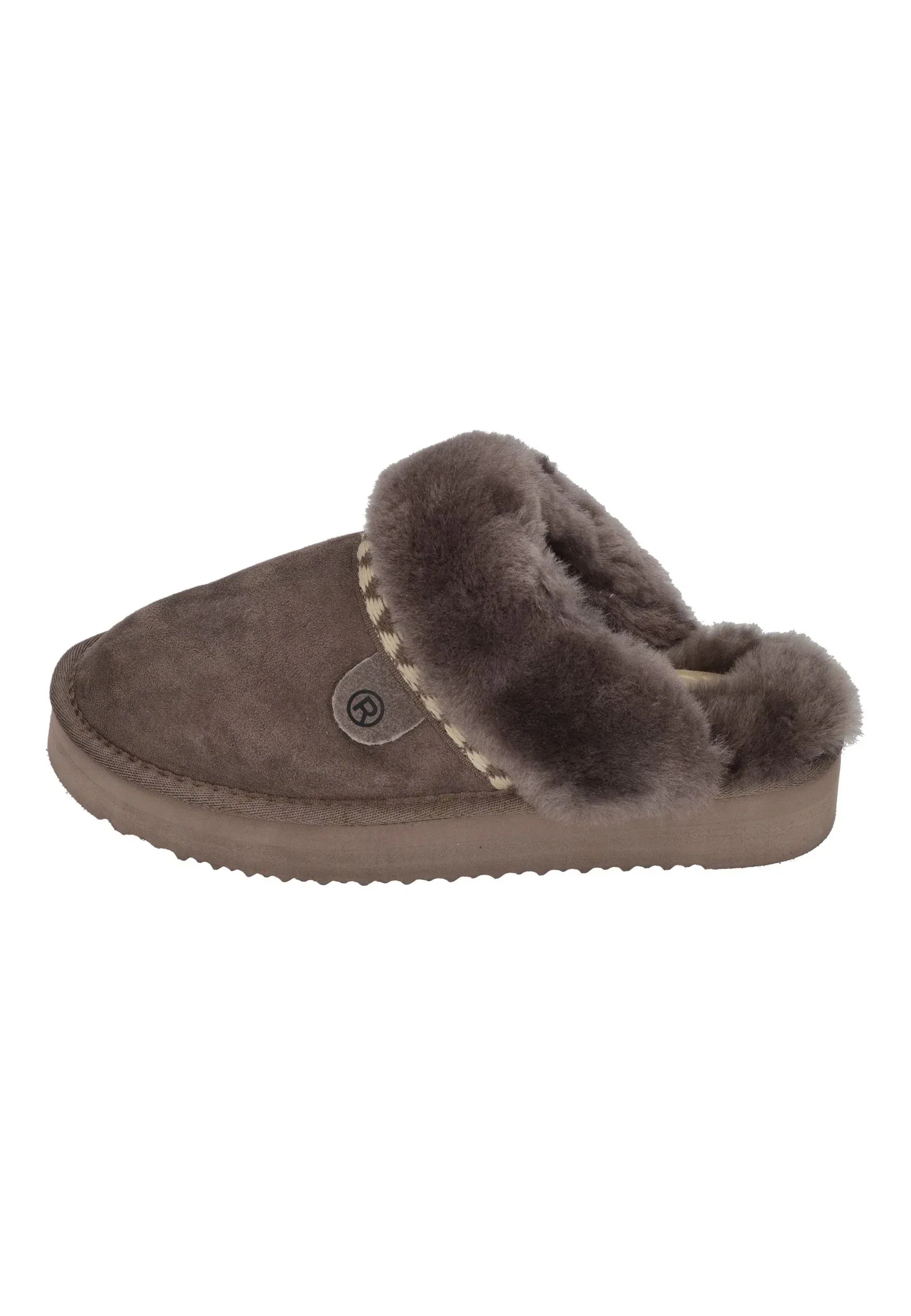 ROHDE Damen Lammfell Hausschuhe - GENOVA 7080 ginger