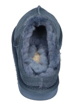 ROHDE Damen Lammfell Hausschuhe - GENOVA 7090 blau