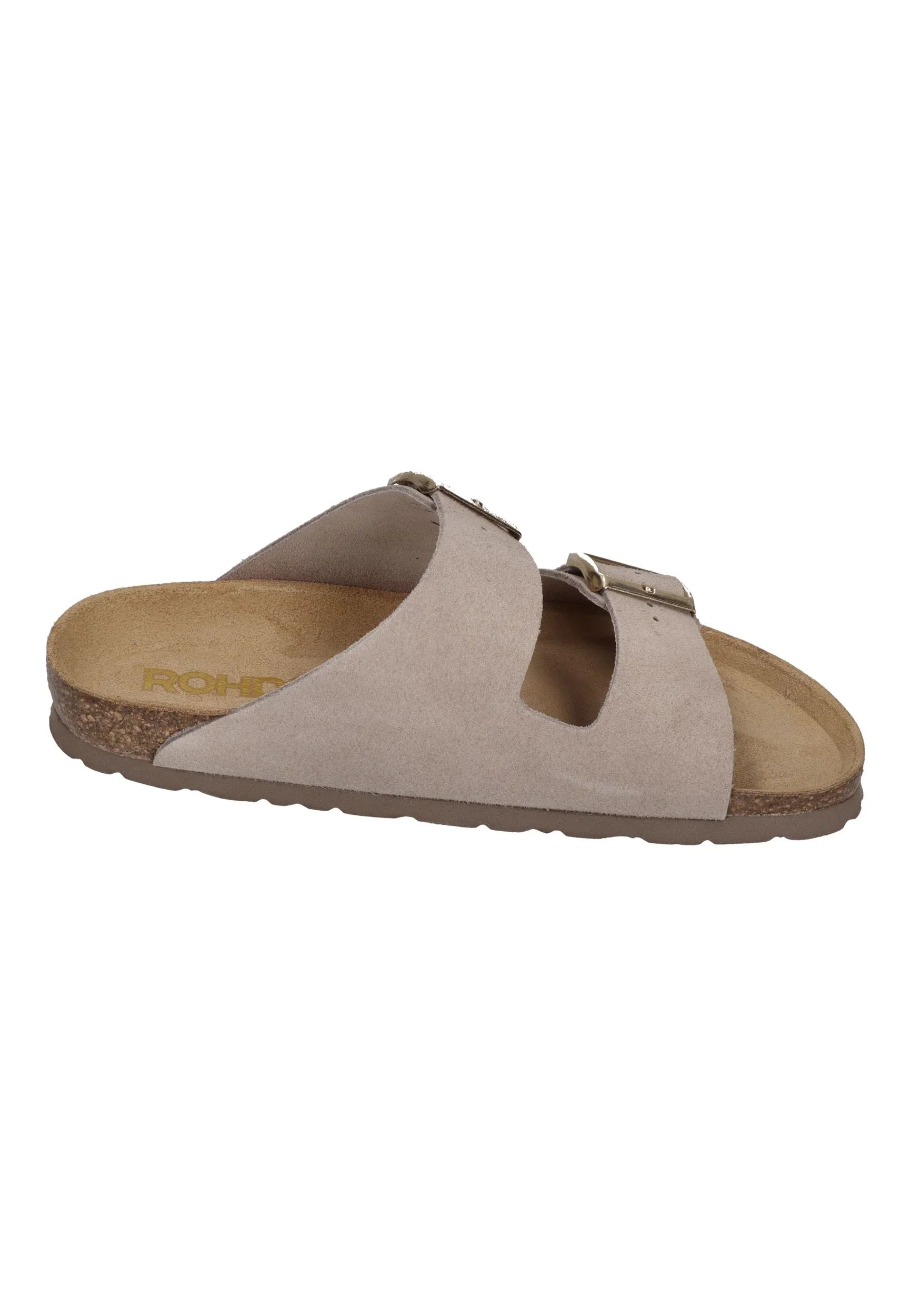 ROHDE Damen Pantoletten ALBA 5590-17 leinen – Pantoletten - Grau | shoedealo.shop – Bild 4
