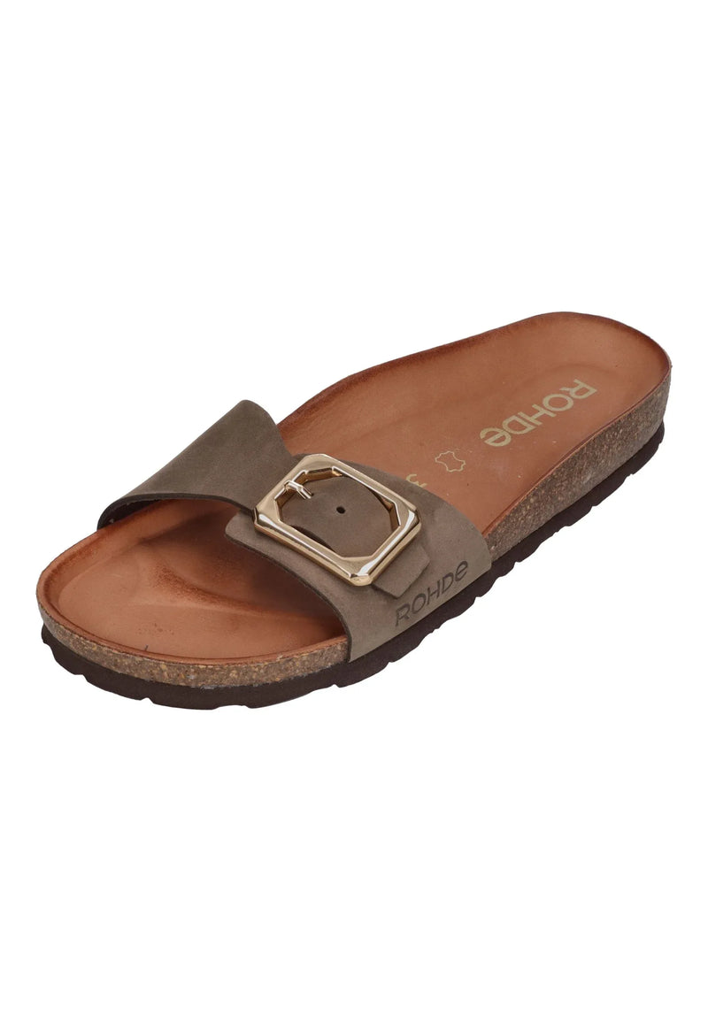 ROHDE Damen Pantoletten ALBA 5657-72 mocca