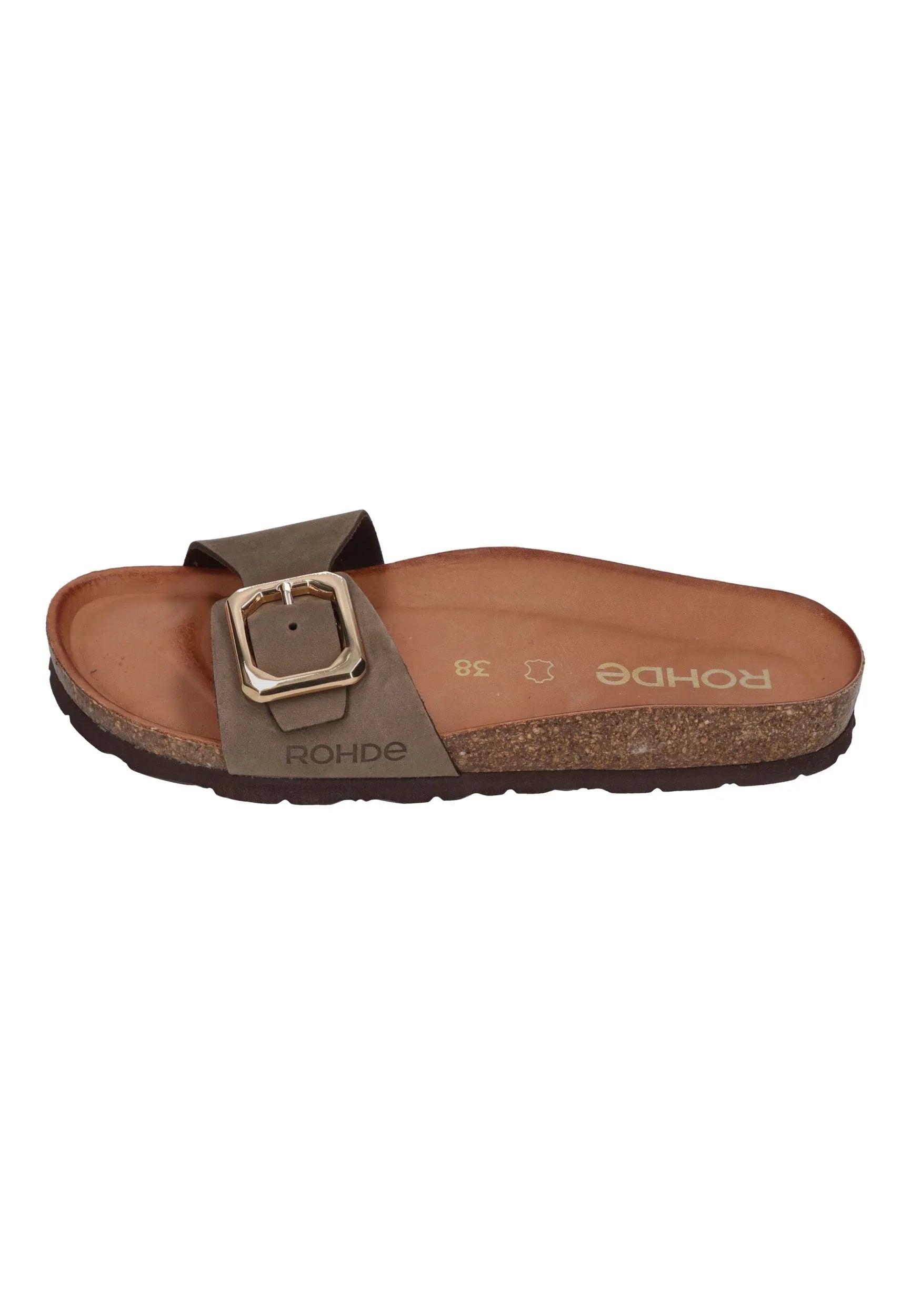 ROHDE Damen Pantoletten ALBA 5657-72 mocca