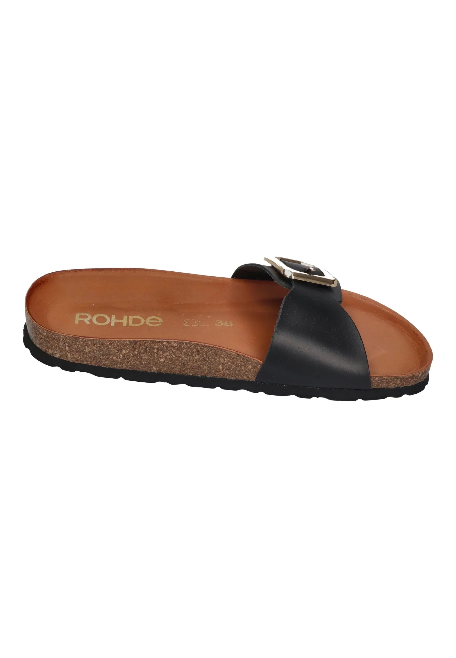 ROHDE Damen Pantoletten ALBA 5657-90 schwarz
