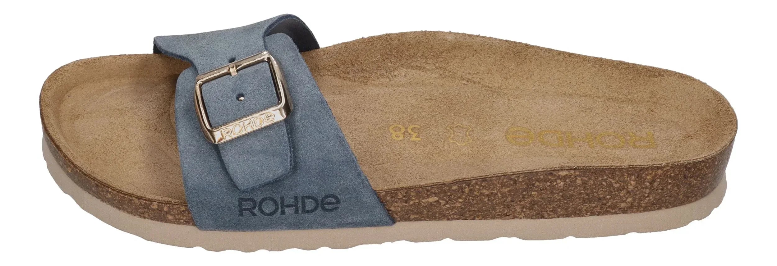 ROHDE Damen Pantoletten ALBA 5589-55 jeans